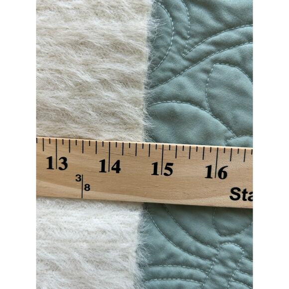 Urban Outfitter Cropped Fuzzy Cream Sweater, Size Large - Picture 8 of 8